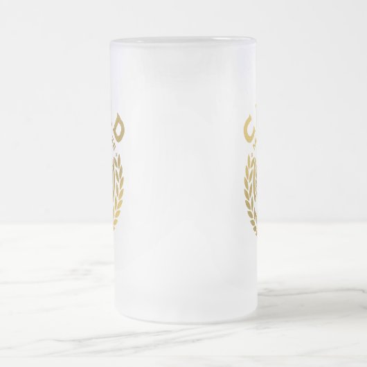 Cead Mile Failte St. Patrick's Day Shamrock Matglas Bierpul (Center)