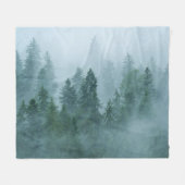 Ceahlau Nationaal Park Koude Ochtend. Fleece Deken (Voorkant (Horizontaal))