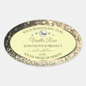 Ceam Sparking Gold Glitter Product Labels Logo (Voorkant)
