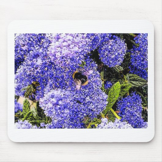 Ceanothus Flower Bee Muismat (Voorkant)