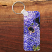 Ceanothus Flower Bee Sleutelhanger (Voorkant)