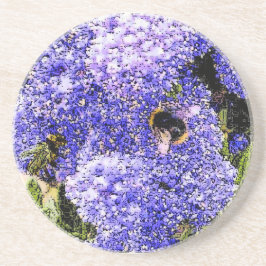 Ceanothus Flower Blossom Bee Zandsteen Onderzetter