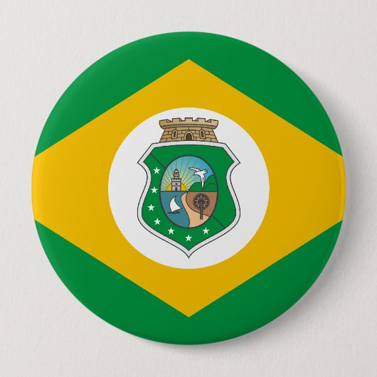 Ceara, Brazilië Ronde Button 4,0 Cm (Voorkant)