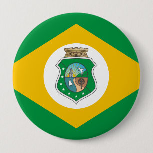 Ceara, Brazilië Ronde Button 4,0 Cm