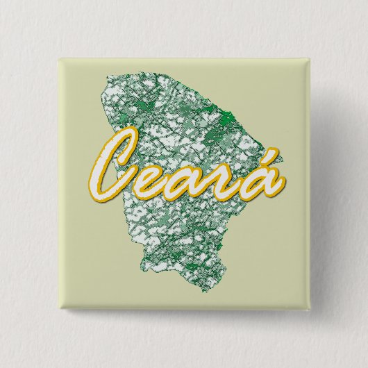 Ceara Vierkante Button 5,1 Cm (Voorkant)