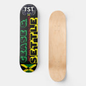 CEASE AND SETTLE 8 1/4" Skateboard Deck (Voorkant)