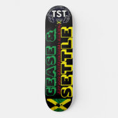 CEASE AND SETTLE 8 1/4" Skateboard Deck (Voorkant)