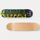 CEASE AND SETTLE 8 1/4" Skateboard Dek (Horizontaal)