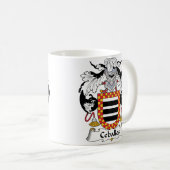 Ceballos Family Crest Koffiemok (Voorkant rechts)