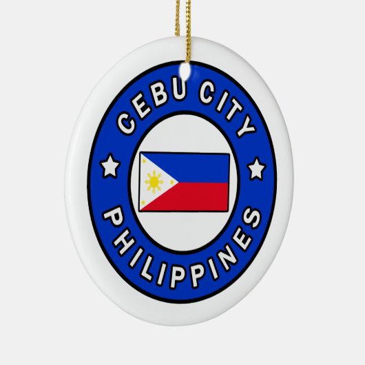 Cebu City Filippijnen Keramisch Ornament (Rechts)