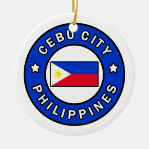 Cebu City Filippijnen Keramisch Ornament