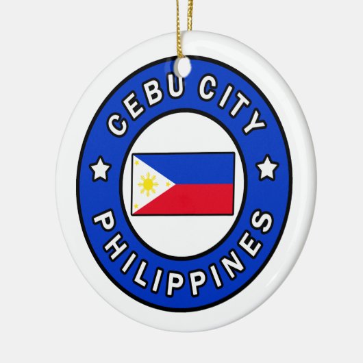 Cebu City Filippijnen Keramisch Ornament (Links)