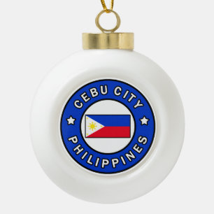 Cebu City Filippijnen Keramische Bal Ornament