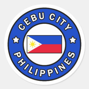 Cebu City Filippijnen Ronde Sticker