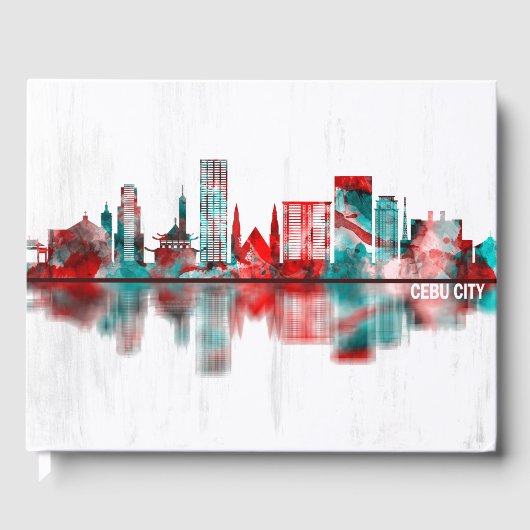 Cebu City Philippines Skyline Gastenboek (Voorkant)