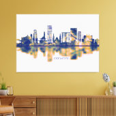 Cebu City Skyline Canvas Afdruk (Insitu (Woonkamer))
