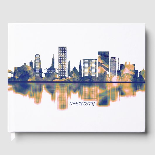 Cebu City Skyline Gastenboek (Voorkant)