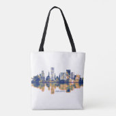 Cebu City Skyline Tote Bag (Achterkant)
