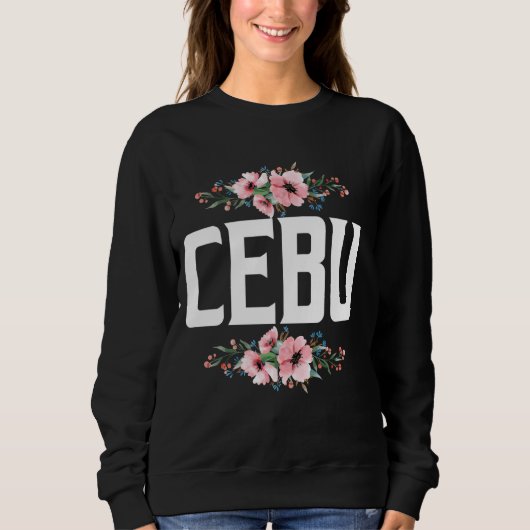 Cebu Filippijnen bloem ontwerp patriottisme Trui (Voorkant)