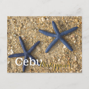 Cebu Filippijnen Blue Starfish Briefkaart
