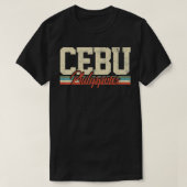 Cebu Filippijnen Island Retro  cadeau T-shirt (Design voorkant)