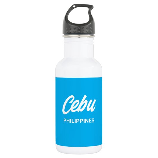 Cebu Filippijnen Waterfles Waterfles (Voorkant)