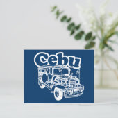 Cebu Jeepney Briefkaart (Staand voorkant)