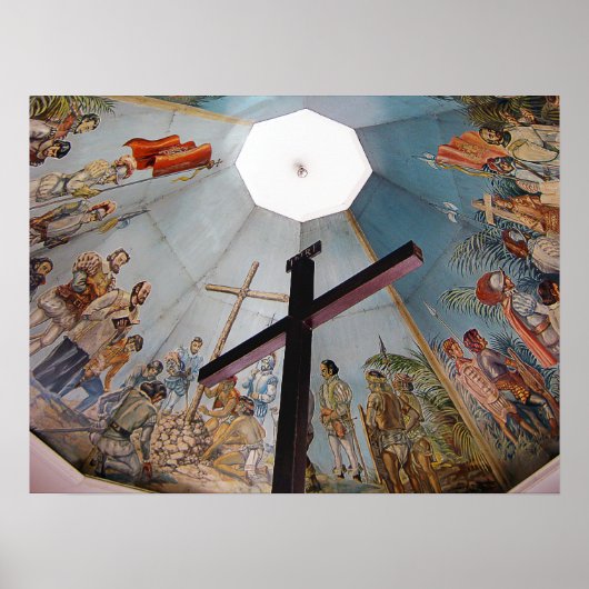 Cebu, Magellans kruis Poster (Voorkant)