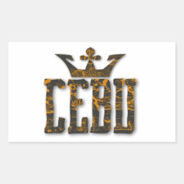 Cebu Royalty Rechthoekige Sticker