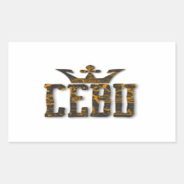 Cebu Royalty Rechthoekige Sticker