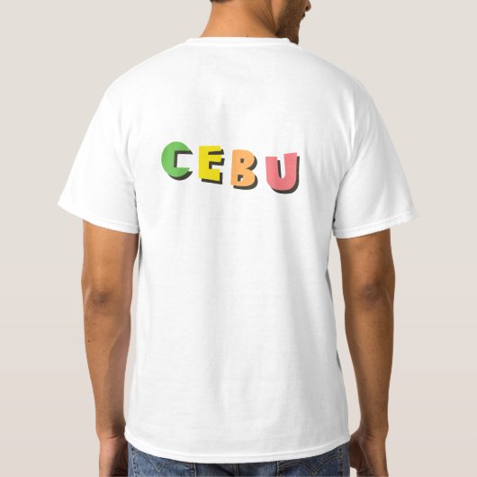 Cebu T-shirt (Achterkant)