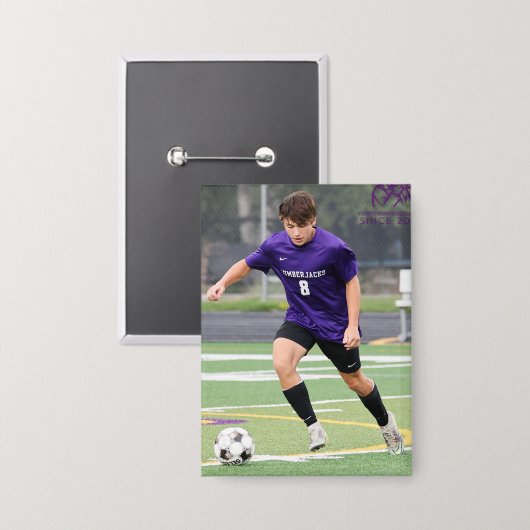 CEC Boys Voetbal Rechthoek Button (Voorkant / Achterkant)