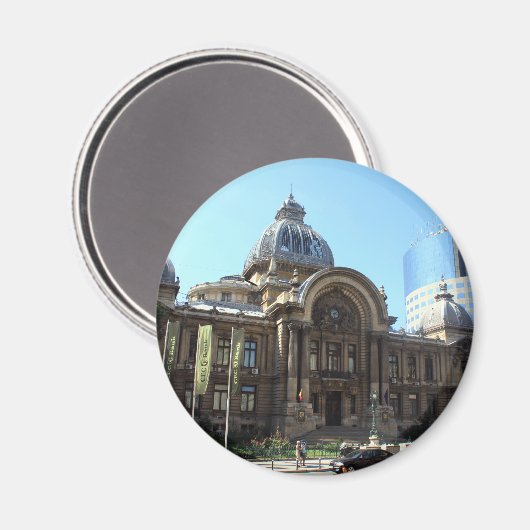 CEC Palace in Boekarest Magneet (Voorkant / Achterkant)