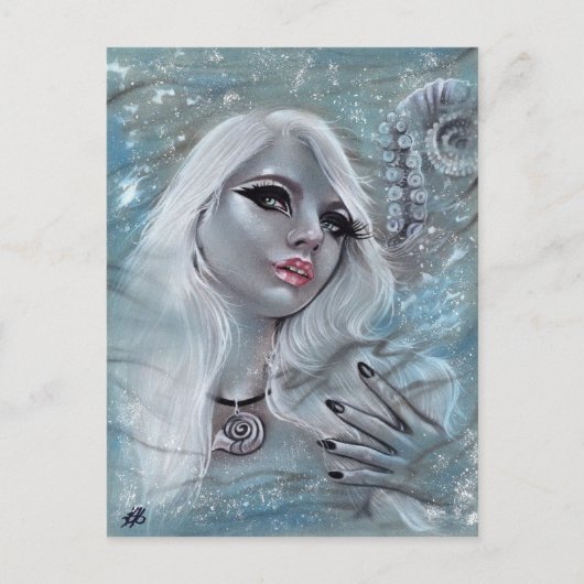 Cecaelia mythology mermaid briefkaart (Voorkant)