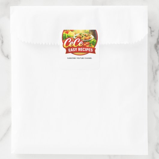 Cece Easy Recipes Sticker (Tas)