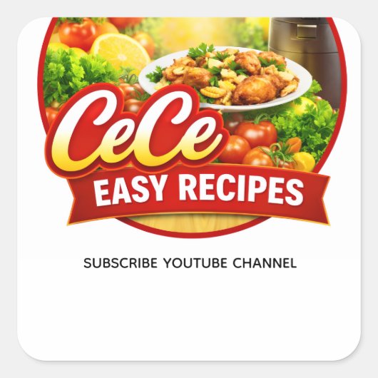 Cece Easy Recipes Stickers (Voorkant)