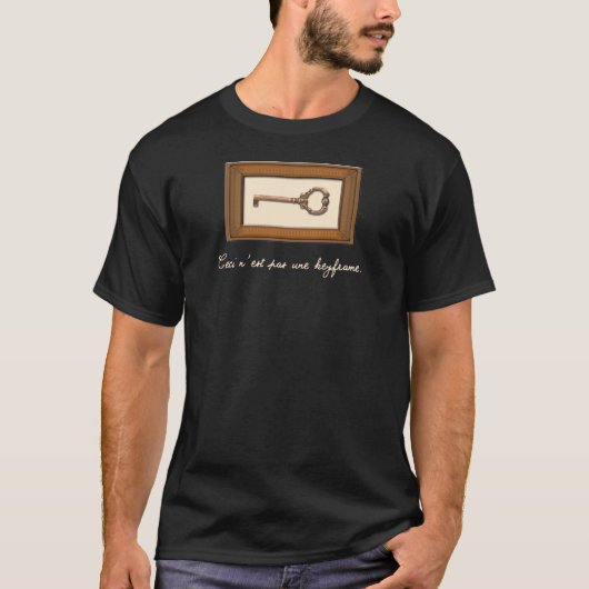 Ceci n'est pas une keyframe t-shirt (Voorkant)