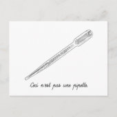 Ceci N'est Pas Une Pipette Briefkaart (Voorkant)