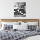 Cecil Aldin in zijn studio Canvas Afdruk (Insitu (Slaapkamer))