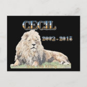 Cecil de Lion Briefkaart (Voorkant)