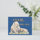 Cecil de Lion Briefkaart (Staand voorkant)