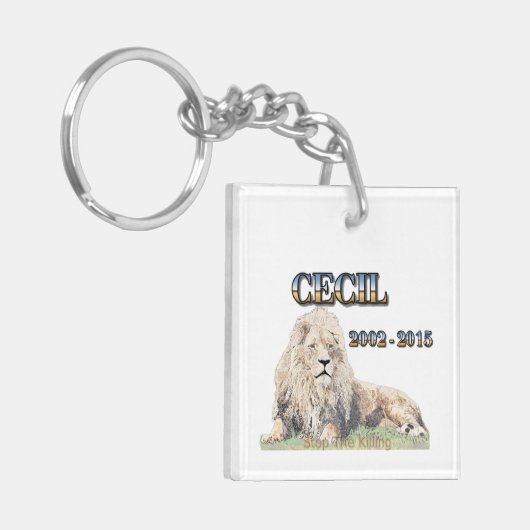 Cecil de Lion Sleutelhanger (Voorkant Links)