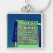 Cecil Hotel Photo Premium Sleutelhanger (Voorkant)