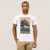 Cecil the Lion VS Harambe the Gorilla Movie T-shirt (Voorkant volledig)