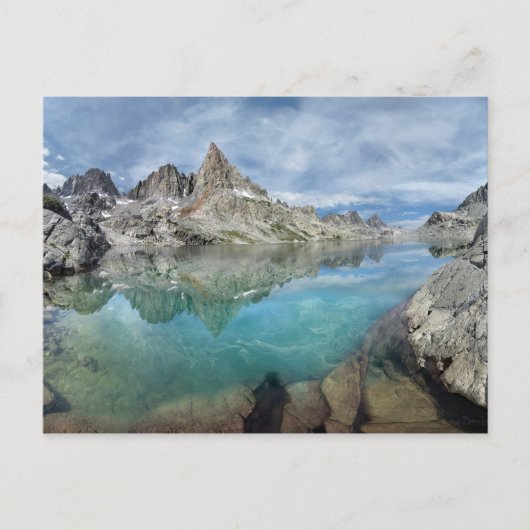Cecile Lake / Minarets - Ansel Adams Wilderness Briefkaart (Voorkant)