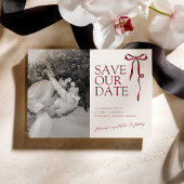 CECILIA Bourgondië Save the Date met foto