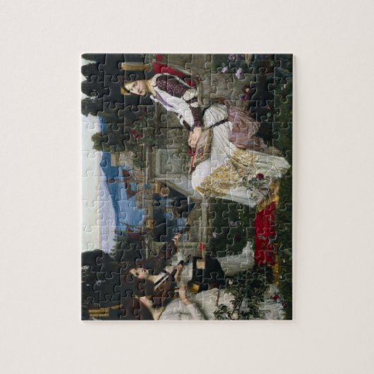 Cecilia door John William Waterhouse Legpuzzel (Verticaal)
