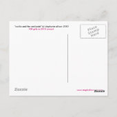 Cecilia en de Centipede Briefkaart (Achterkant)