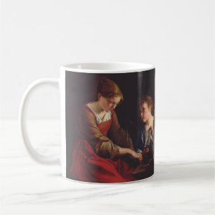 Cecilia en een engel van Orazio Gentileschi Koffiemok