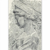 Cecilia maagd en martelares sticker (Voorkant)